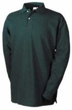 Long Sleeve Pique Polo